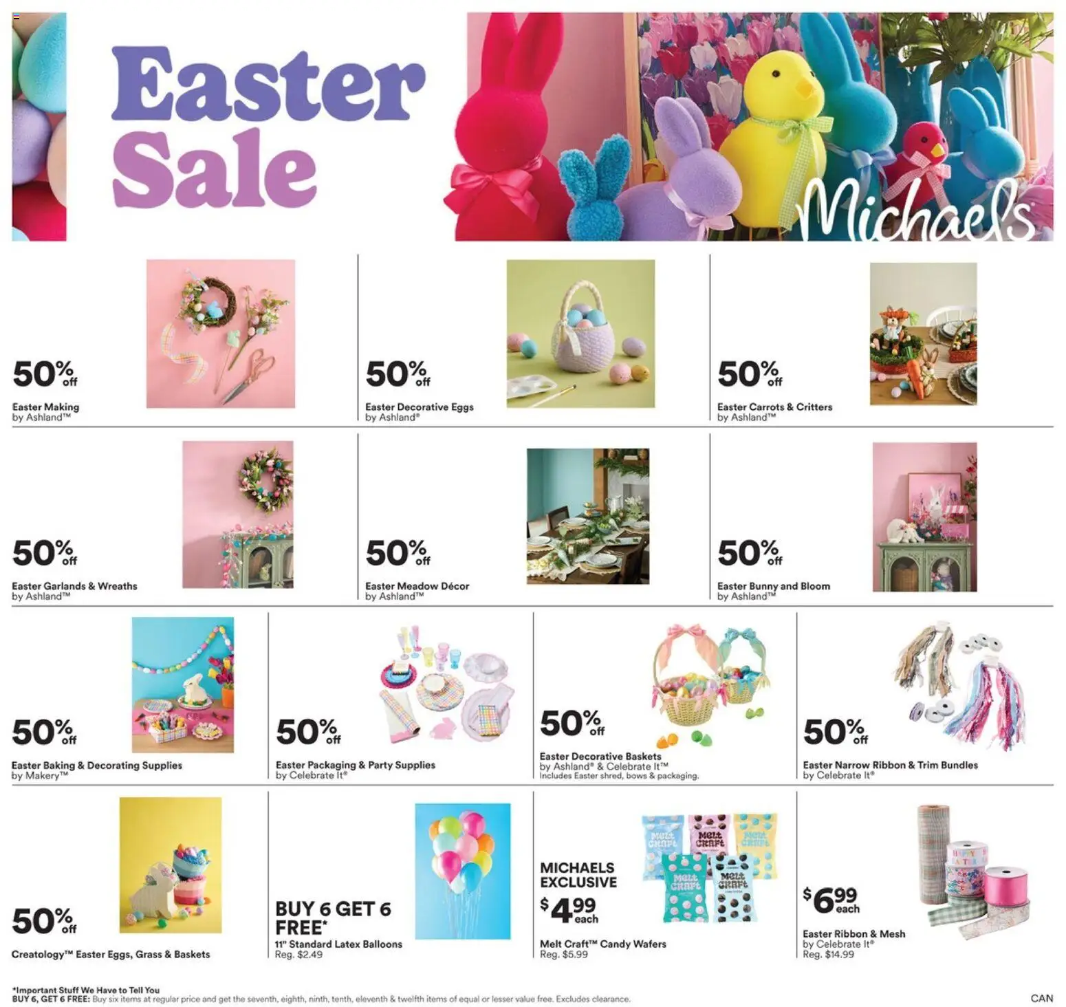 Preview of leaflet Michaels weekly flyer / circulaire from shop Michaels is valid from Mar 27, 2026