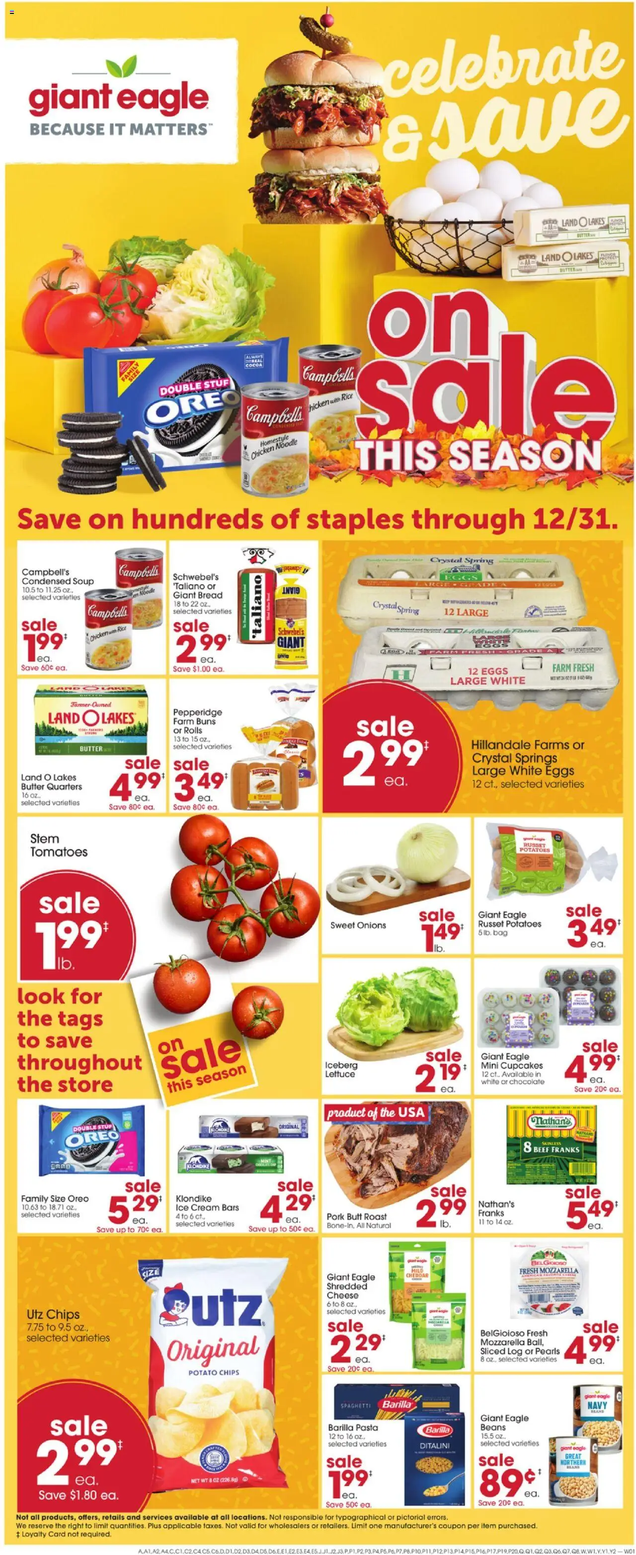 Giant Eagle Weekly Ad from 10/02/2025 - Flyer - Page number 1
