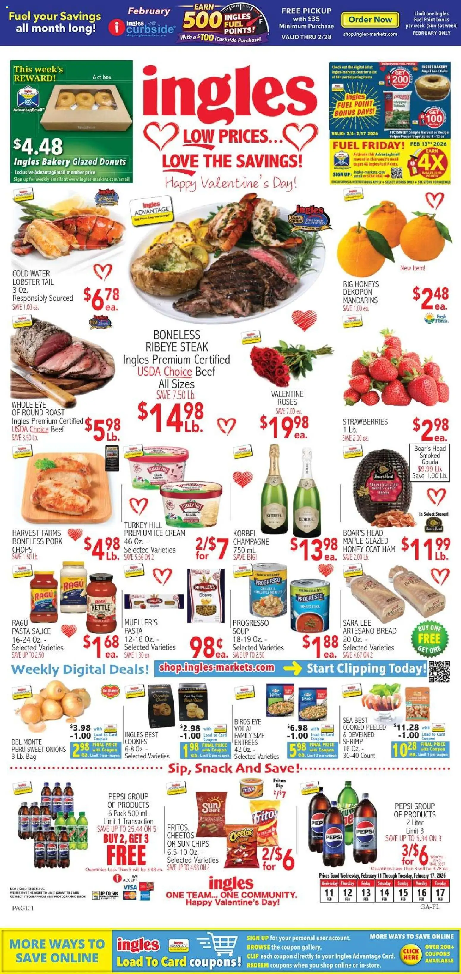 Ad Preview of Ingles Weekly flyer from 02/11/2026