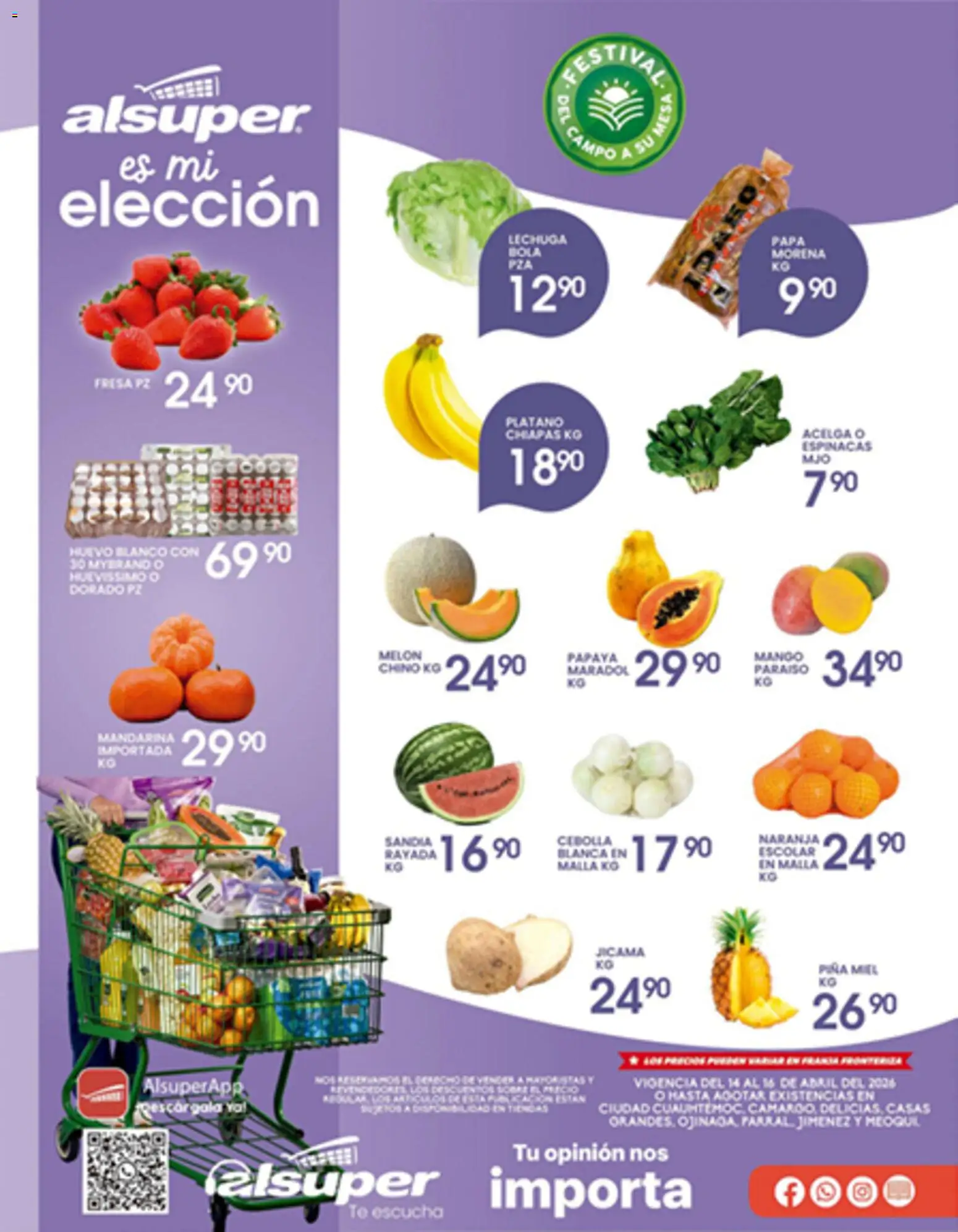 Vista previa las ofertas de la tienda Alsuper - Alsuper folleto desde el 14/04/2026 
