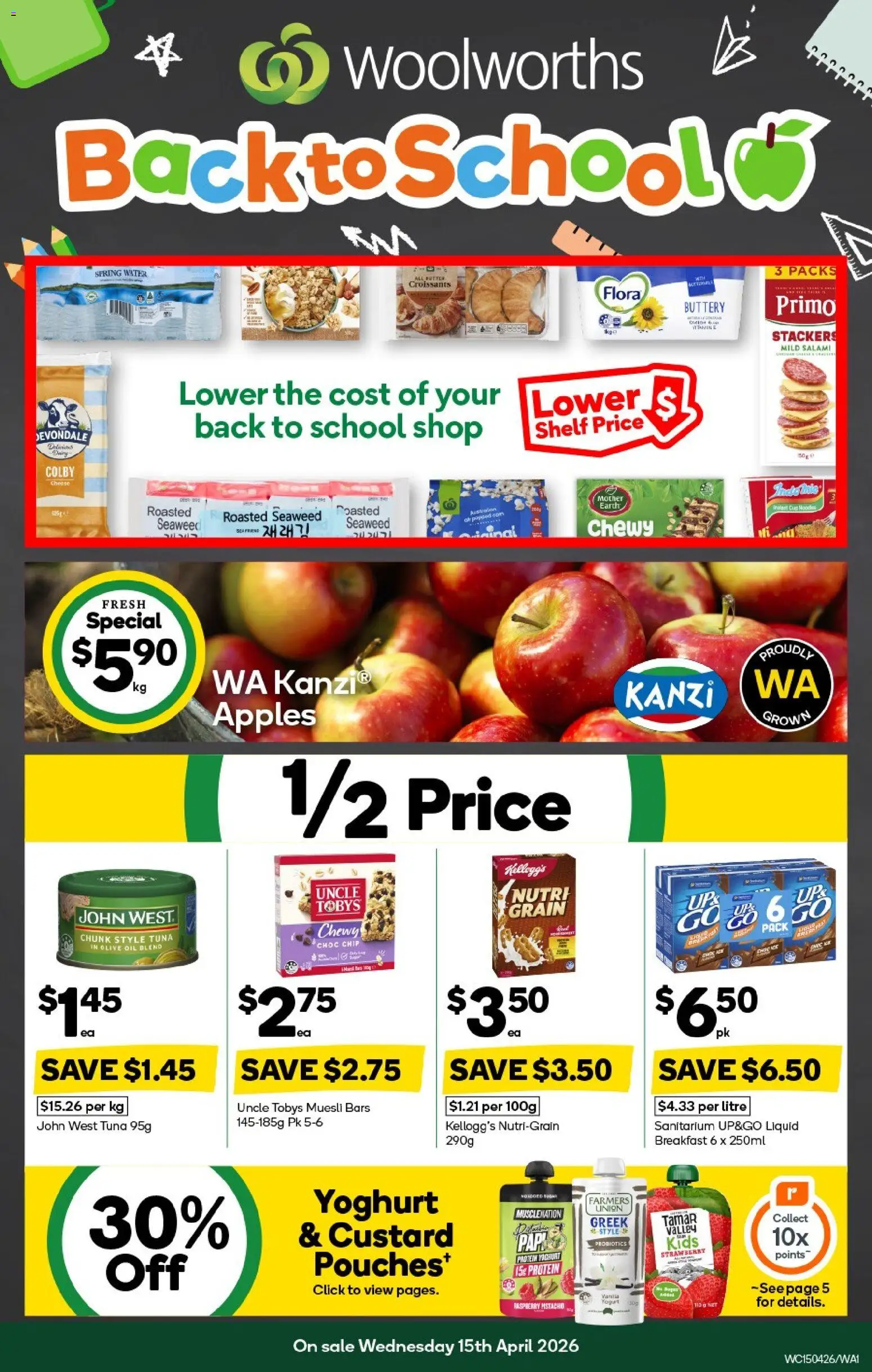 Preview of catalogue Woolworths catalogue Port Hedland from shop Woolworths valid 15/04/2026