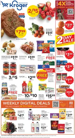 Ad Preview of Kroger Weekly Ad from 10/08/2025