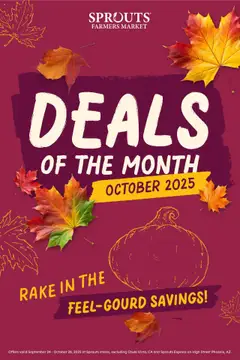 Ad Preview of Sprouts Monthly Ad from 09/24/2025