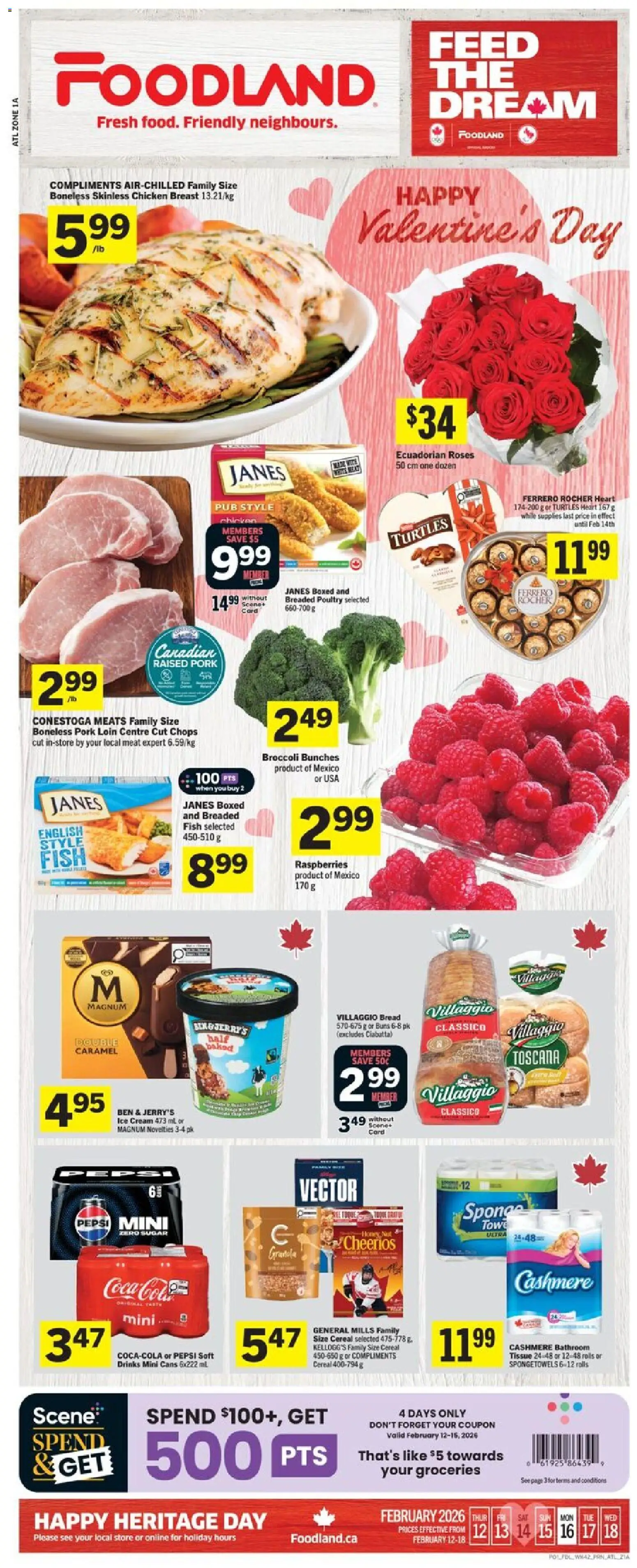 Preview of leaflet Weekly Flyer - NS from shop Foodland is valid from Feb 12, 2026