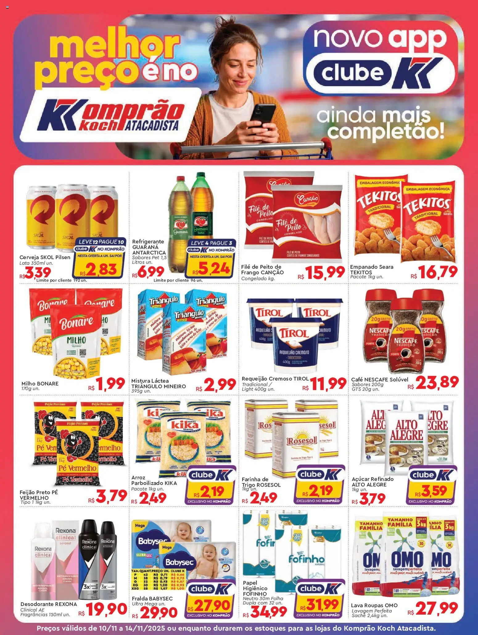 Pré-Visualização do folheto "Ofertas da semana" da loja Komprao Atacadista válido a partir de 10/11/2025