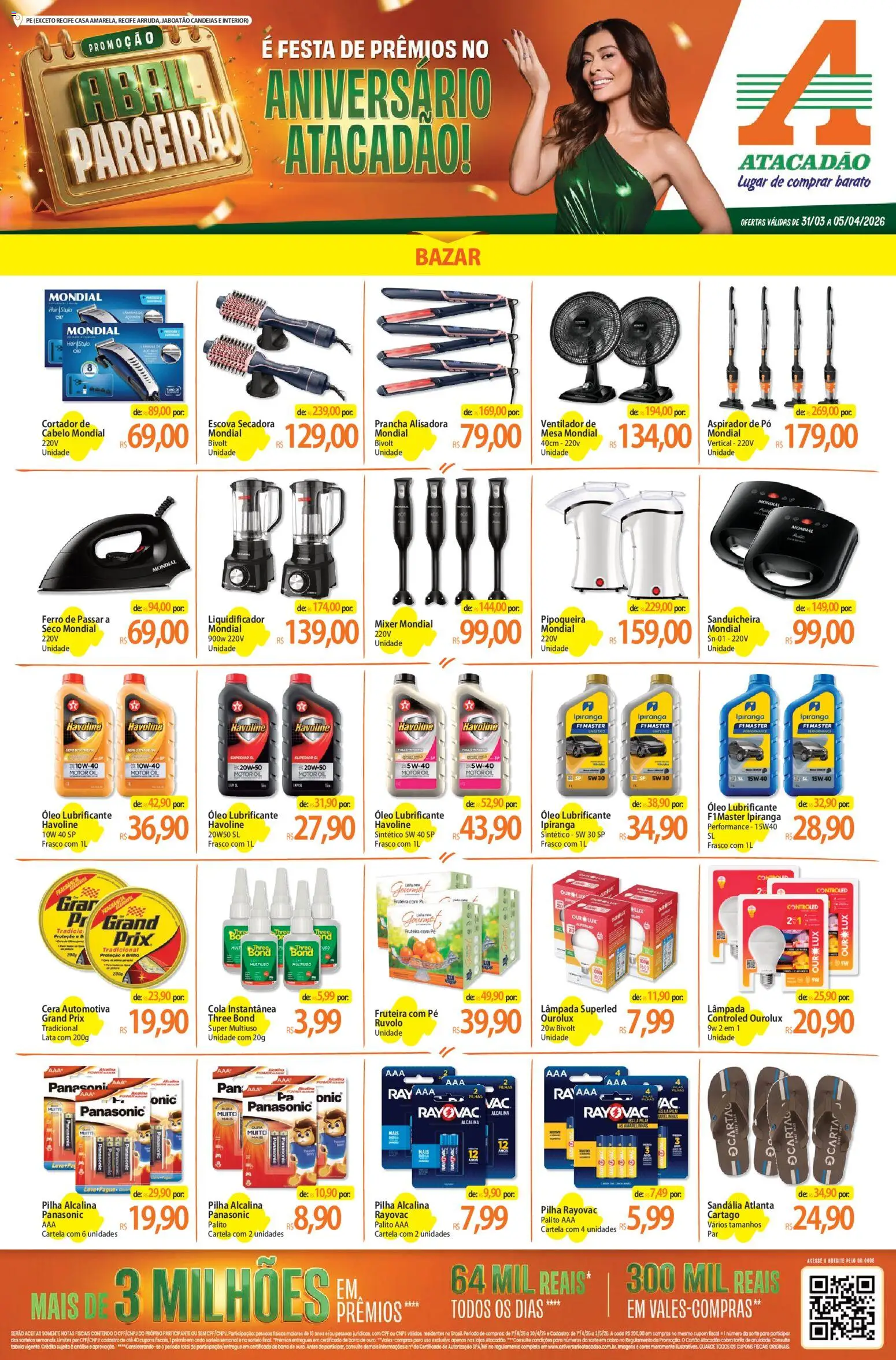 Pré-Visualização do folheto "Atacadão ofertas - PE" da loja Atacadão válido a partir de 31/03/2026