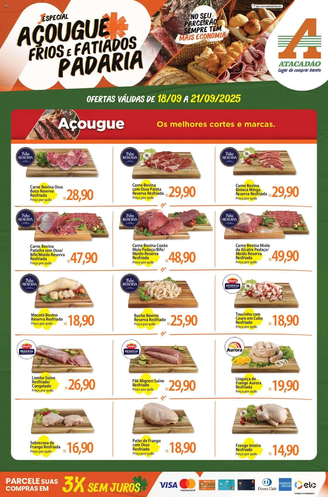 Atacadão folheto "Ofertas - MA" válido a partir de 18/09/2025 - número de página 1