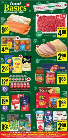 Preview of leaflet Ajax from shop Food Basics is valid from Dec 04, 2025