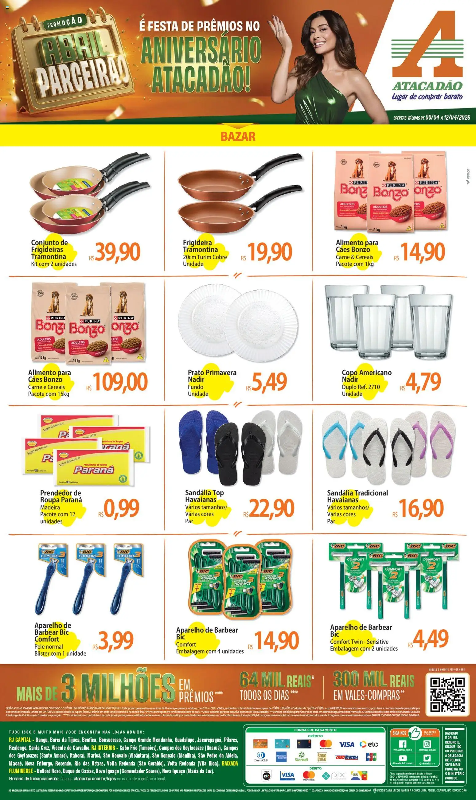 Pré-Visualização do folheto "Atacadão ofertas - RJ" da loja Atacadão válido a partir de 09/04/2026