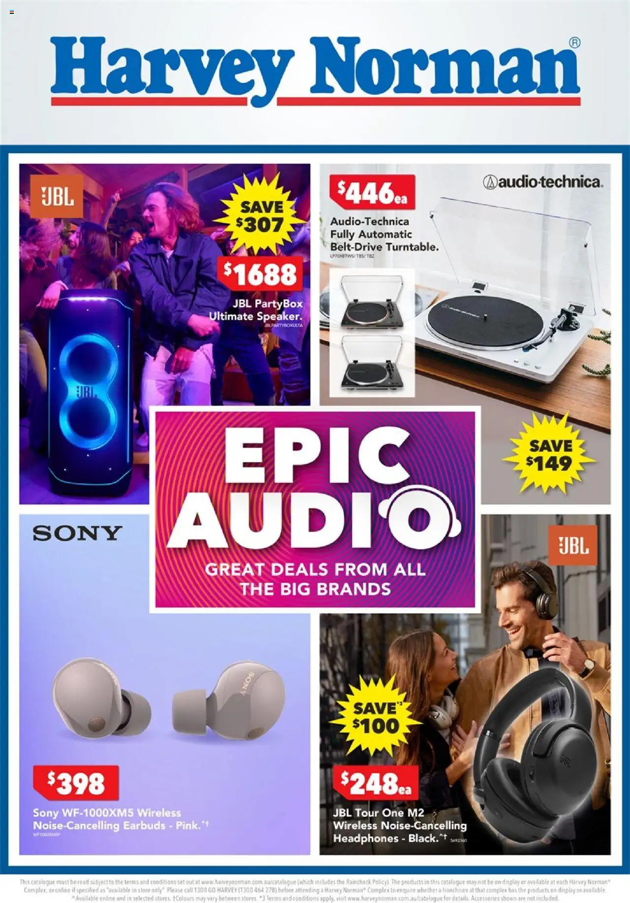 Preview of catalogue Catalogue from shop Harvey Norman valid 10/10/2025 - Accessories, Audio, Headphones