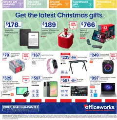 Preview of catalogue Get the Latest Christmas Gifts from shop Officeworks valid 04/12/2025