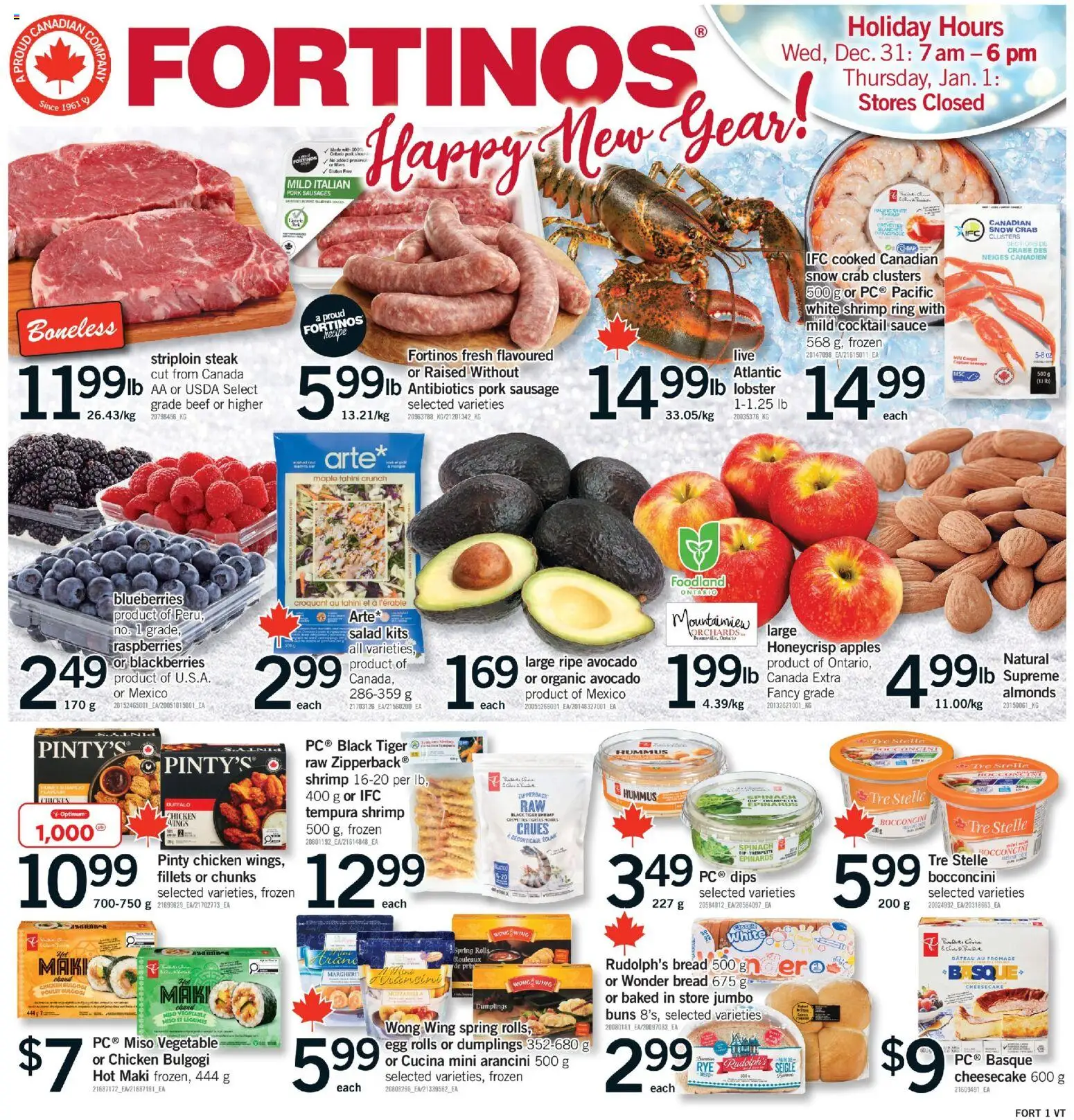 Preview of leaflet Etobicoke from shop Fortinos is valid from Dec 27, 2025