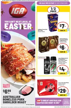 Preview of catalogue IGA catalogue QLD from shop IGA valid 25/03/2026
