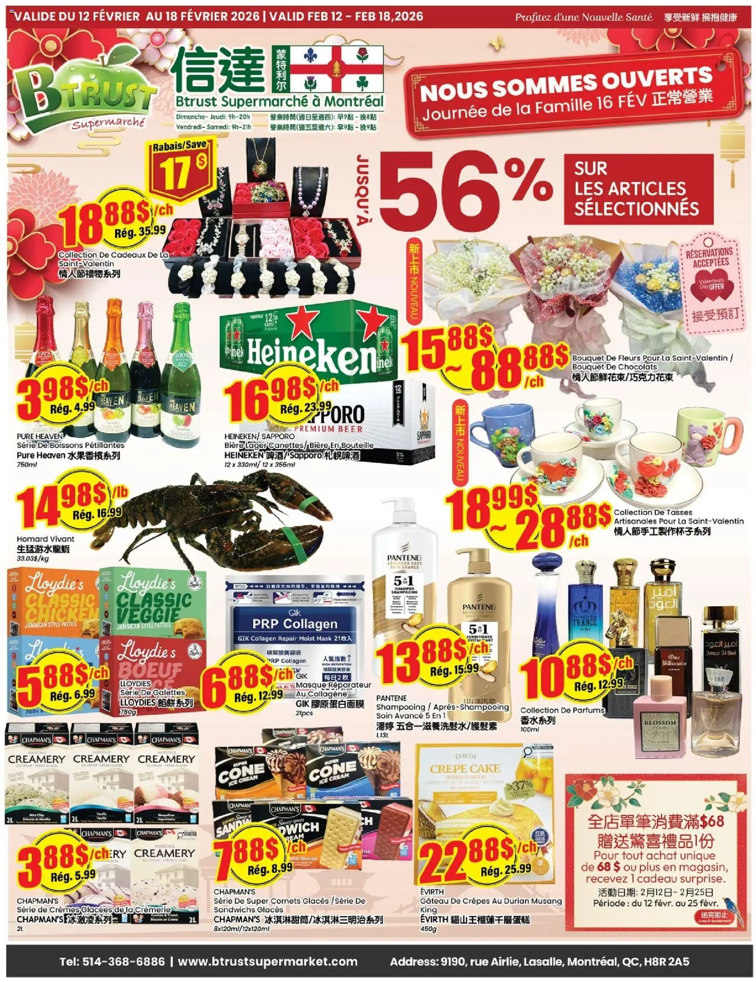 Preview of leaflet Weekly flyer / circulaire from shop Btrust Supermarket is valid from Feb 12, 2026