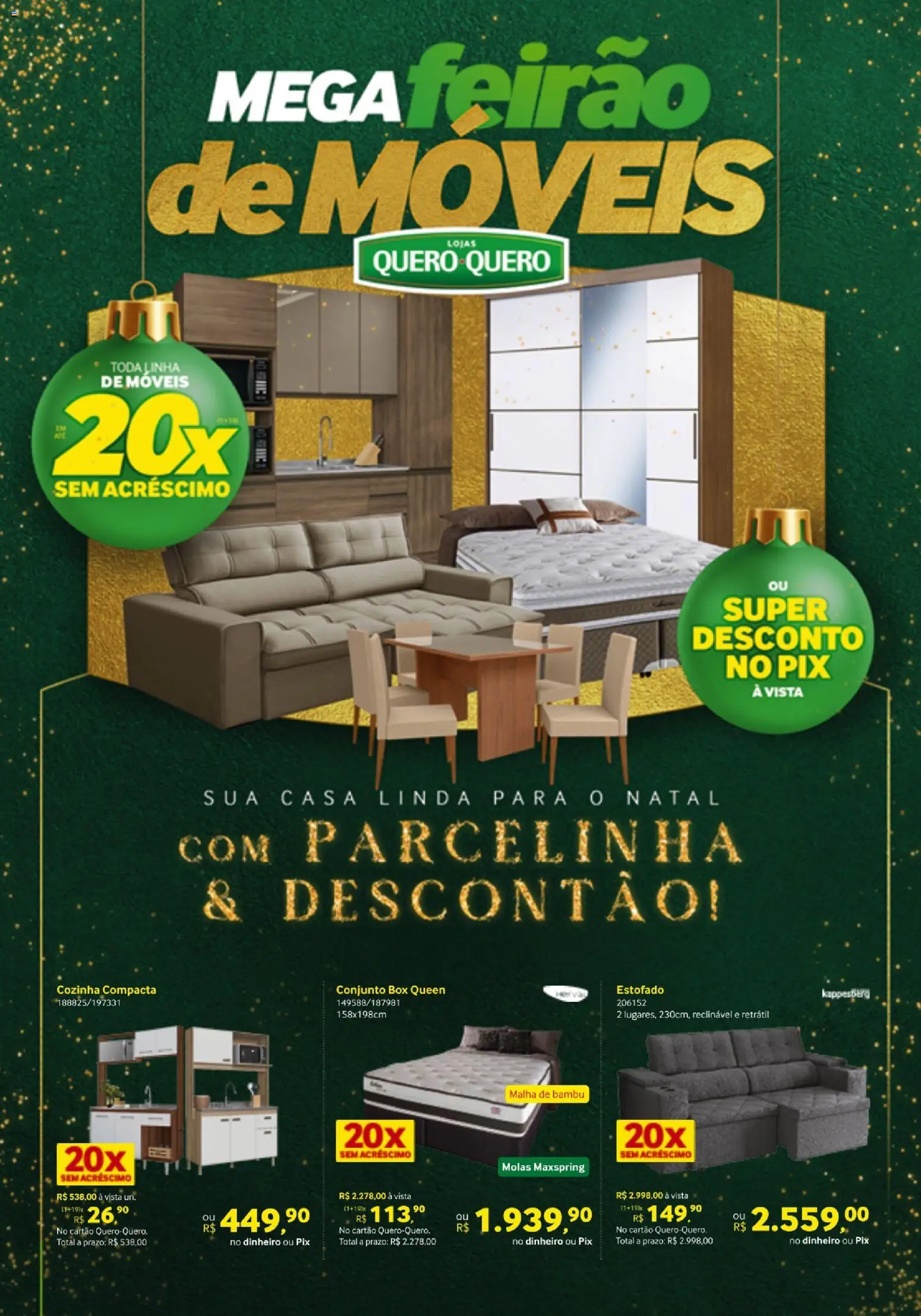 Pré-Visualização do folheto "Ofertas atuais" da loja Lojas Quero-Quero válido a partir de 03/12/2025