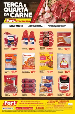 Pré-Visualização do folheto "Ofertas Carne Fresca" da loja Fort Atacadista válido a partir de 04/11/2025
