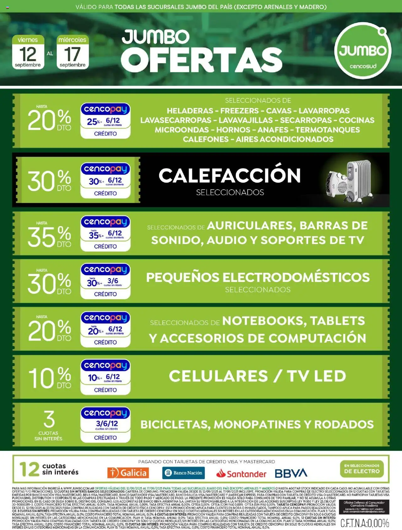 Jumbo Oferta | Electro del 12/09/2025 >> Catálogo