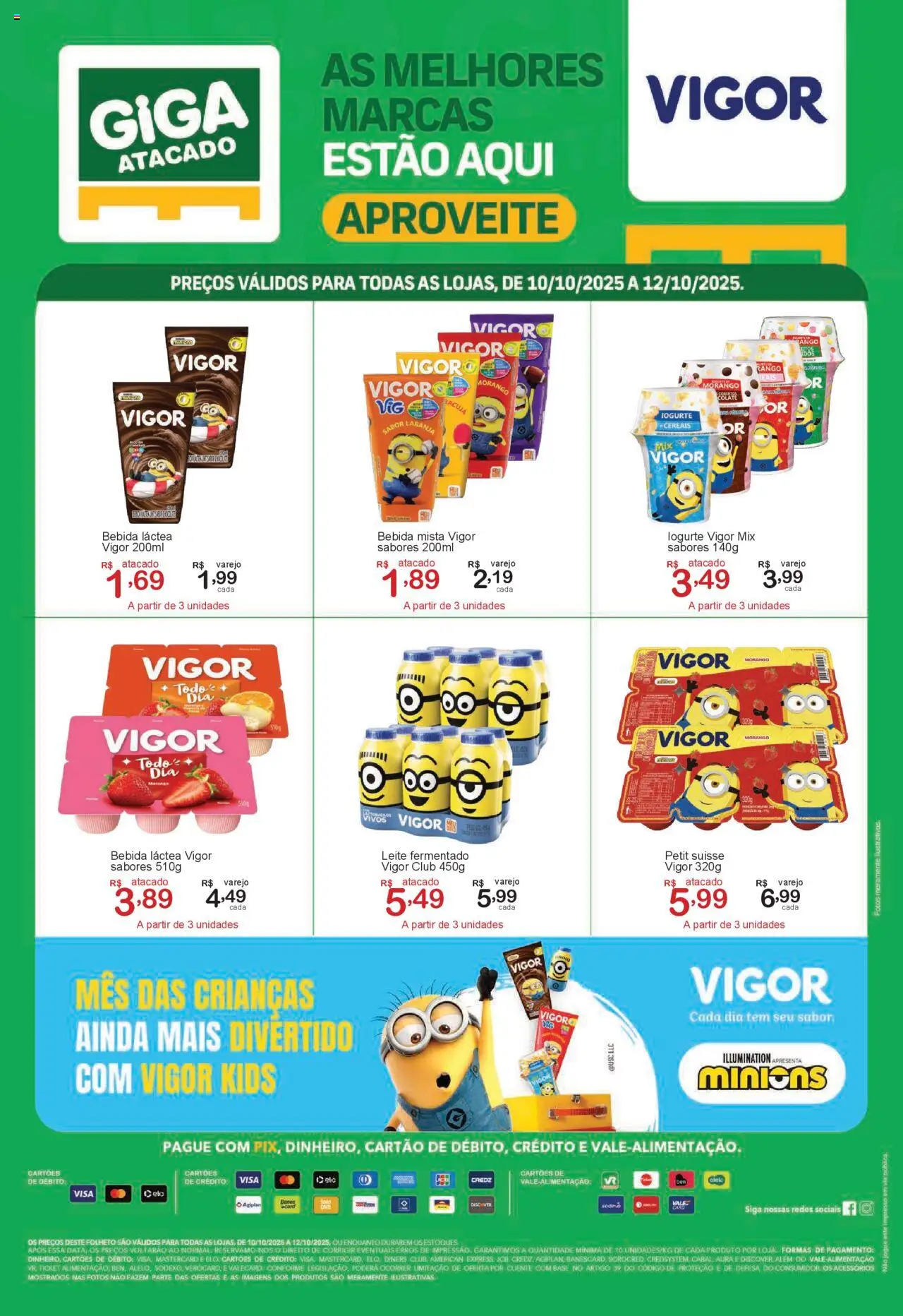 GIGA Atacado folheto "Ofertas Vigor" válido a partir de 10/10/2025 - número de página 1