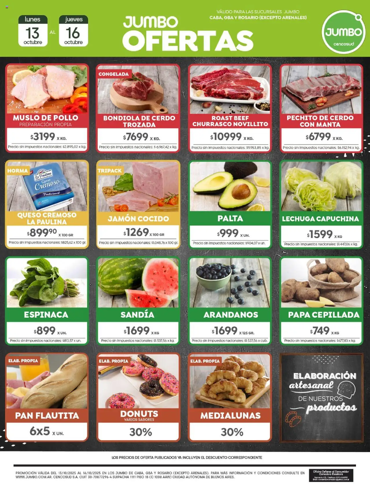 Jumbo Ofertas | Bs As del 13/10/2025 >> Catálogo