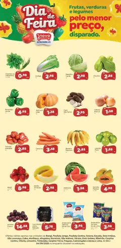 Pré-Visualização do folheto "Ofertas Dia de Feira" da loja Novo Atacarejo válido a partir de 03/09/2025