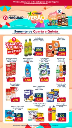 Pré-Visualização do folheto "Ofertas Quarta e Quinta" da loja Nagumo válido a partir de 28/01/2026