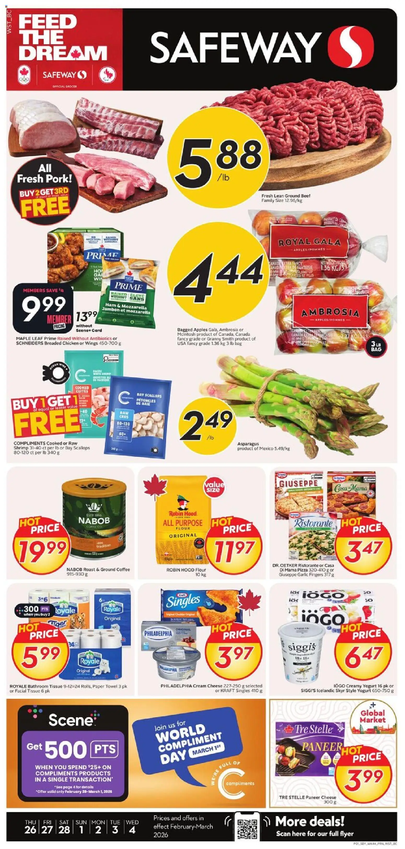 Preview of leaflet Weekly Flyer - BC from shop Safeway is valid from Feb 26, 2026