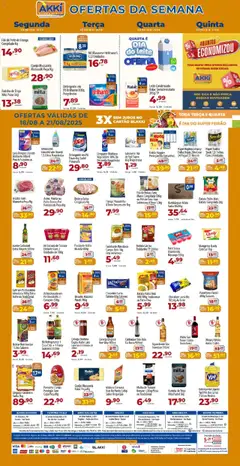 Pré-Visualização do folheto "Ofertas da semana" da loja Akki Atacadista válido a partir de 18/08/2025