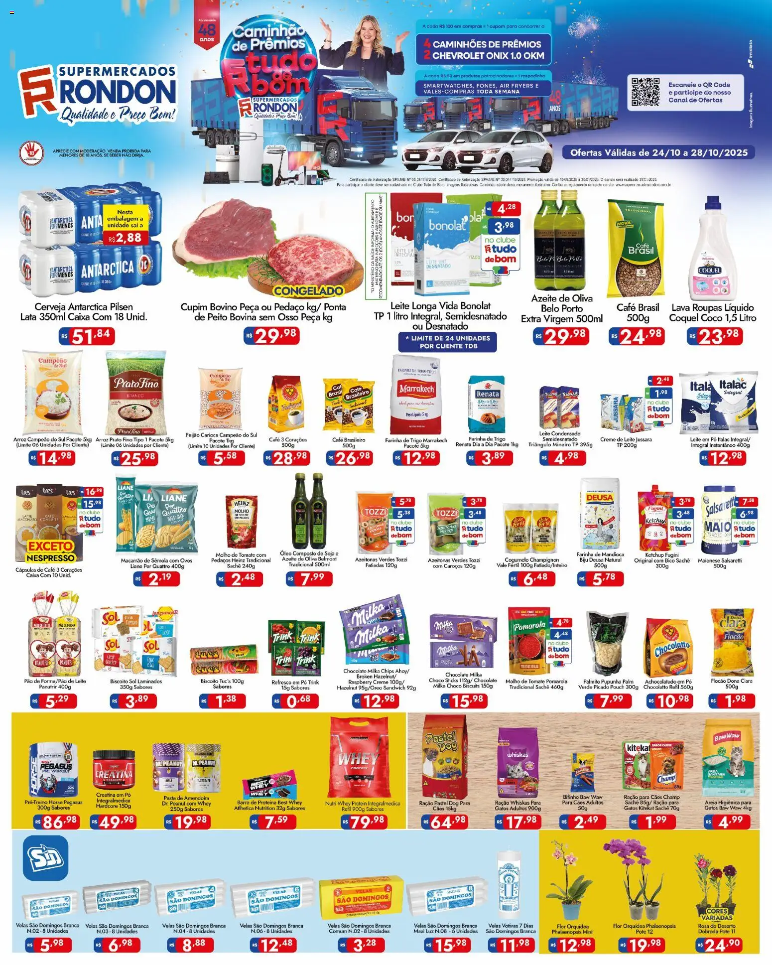 Supermercados Rondon folheto "Ofertas do semana" válido a partir de 24/10/2025 - número de página 1