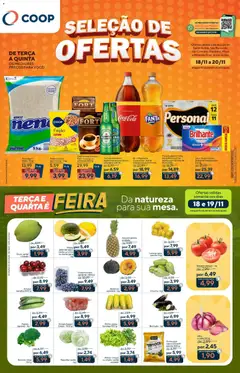 Pré-Visualização do folheto "Ofertas da semana" da loja Coop válido a partir de 18/11/2025