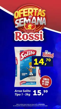 Pré-Visualização do folheto "Rossi Supermercados - Ofertas da semana" da loja Rossi Supermercados válido a partir de 11/03/2026