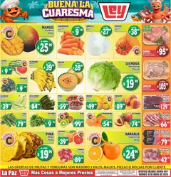 Vista previa las ofertas de la tienda Casa Ley - Casa Ley folleto Las ofertas de frutas y verdunas La Paz desde el 09/04/2026 