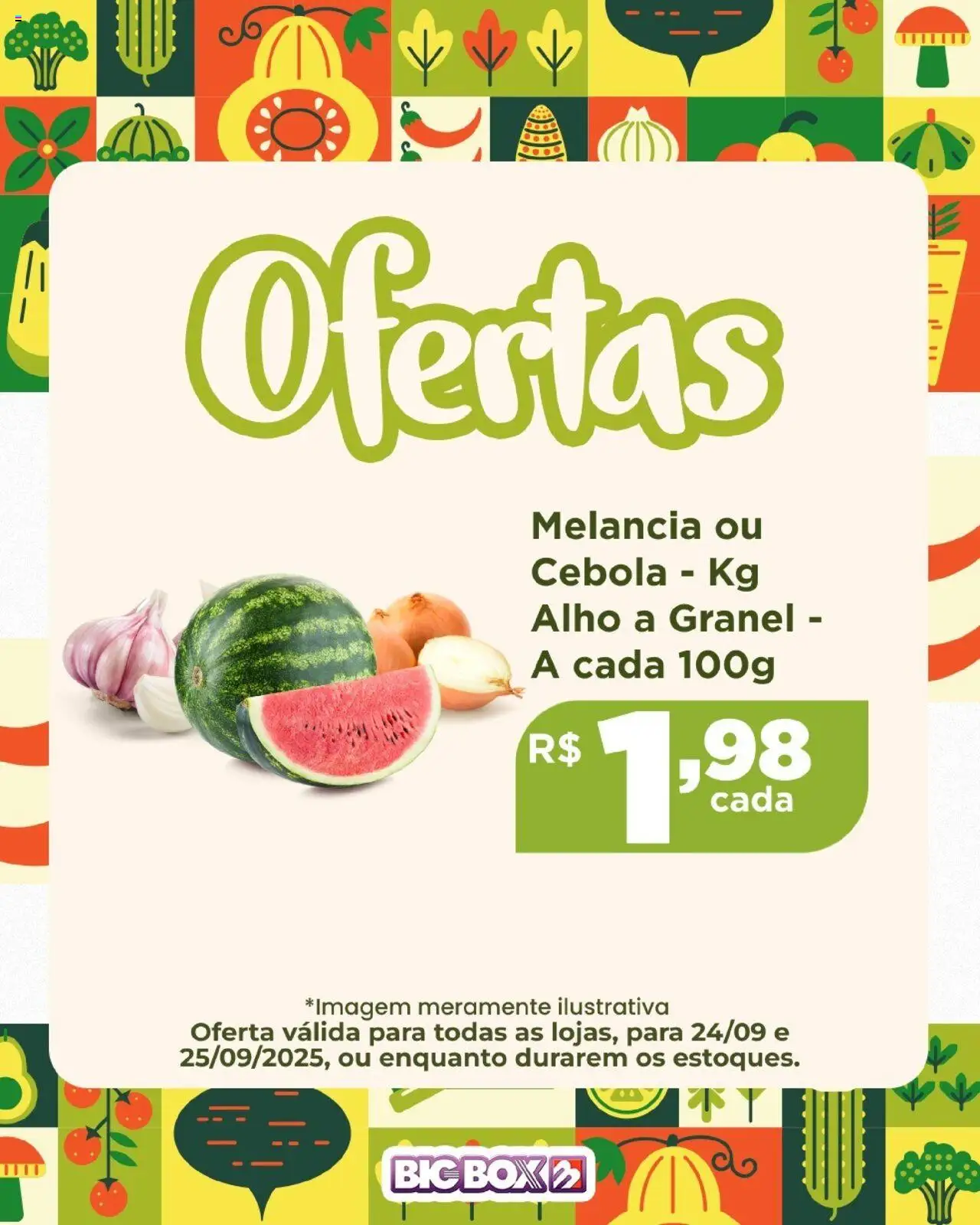 Big Box folheto "Ofertas Sacolão" válido a partir de 24/09/2025 - número de página 1