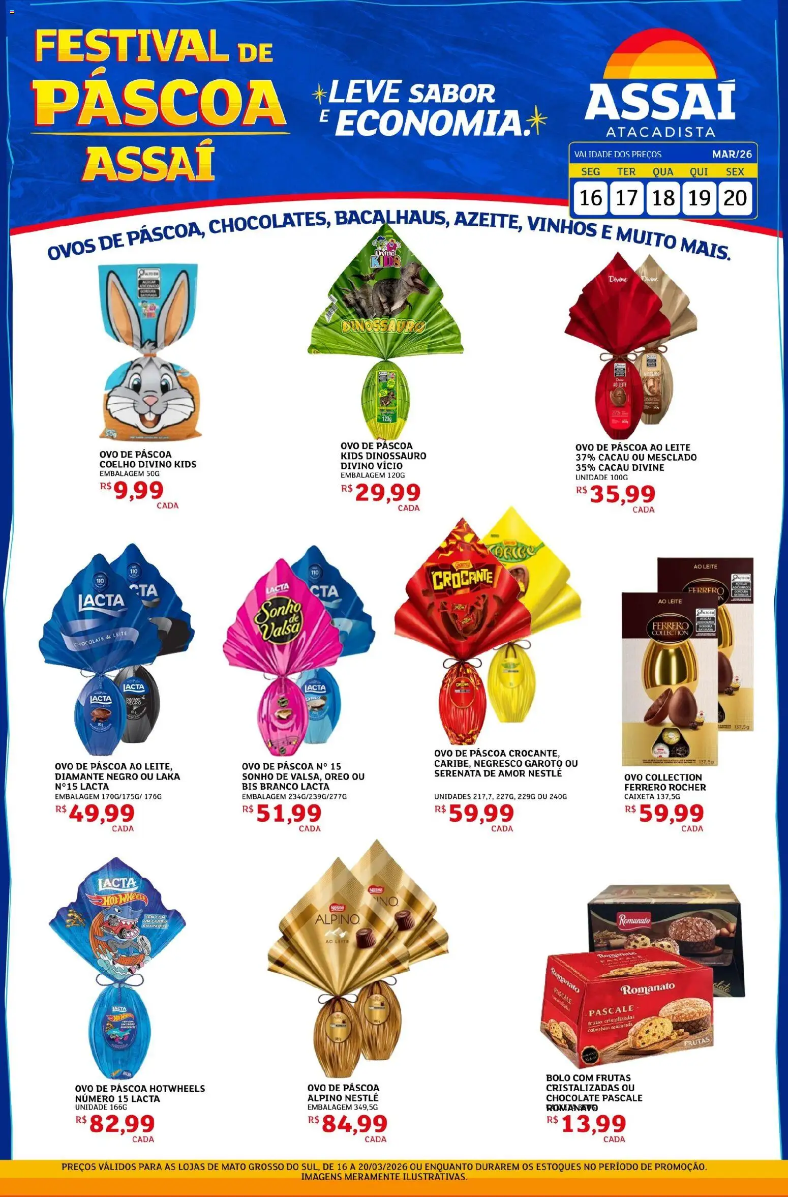 Pré-Visualização do folheto "Assaí Atacadista ofertas - MS" da loja Assaí Atacadista válido a partir de 16/03/2026