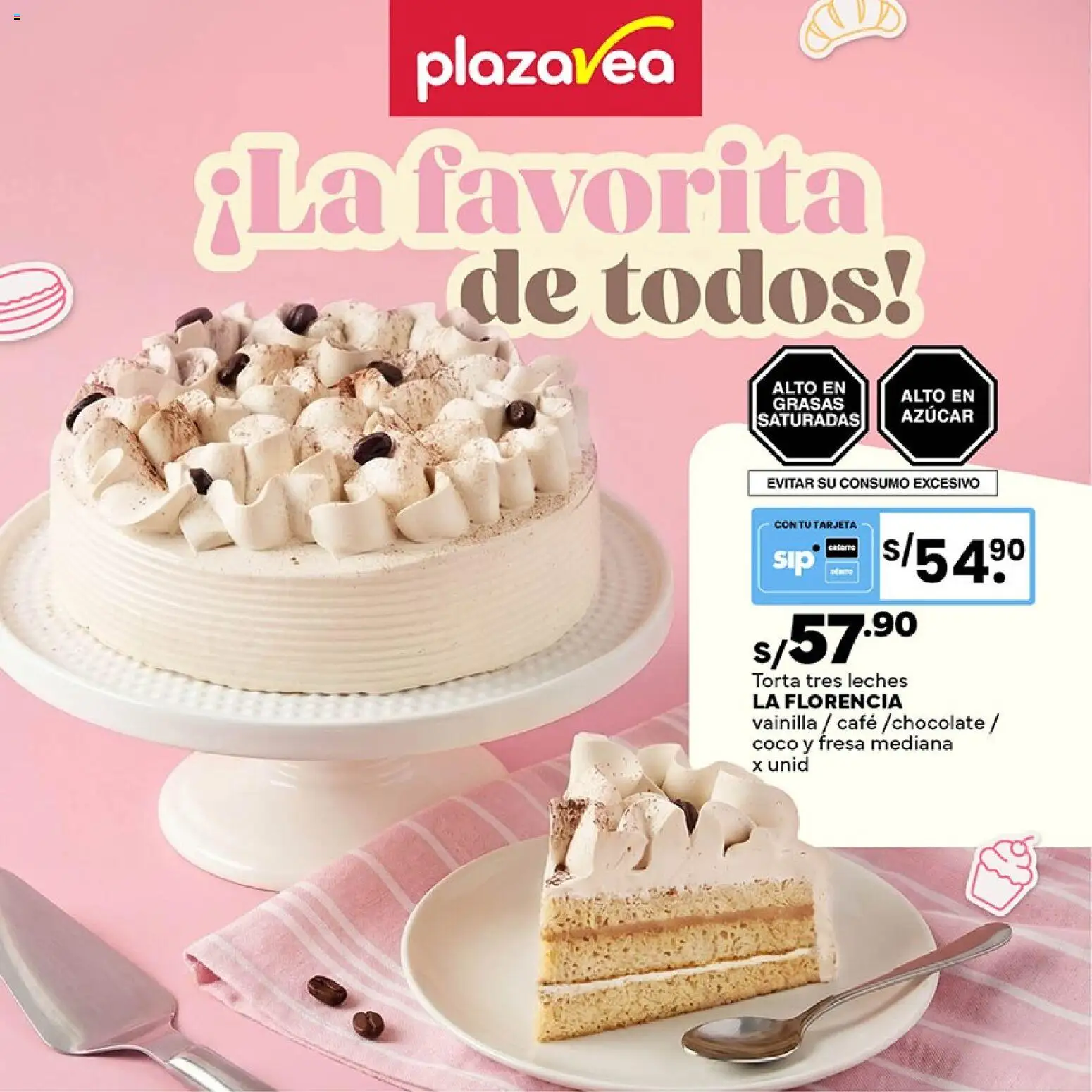 Vista previa de Plaza Vea - Díptico Panaderia Pasteleria de la tienda Plaza Vea válido desde 27/04/2026