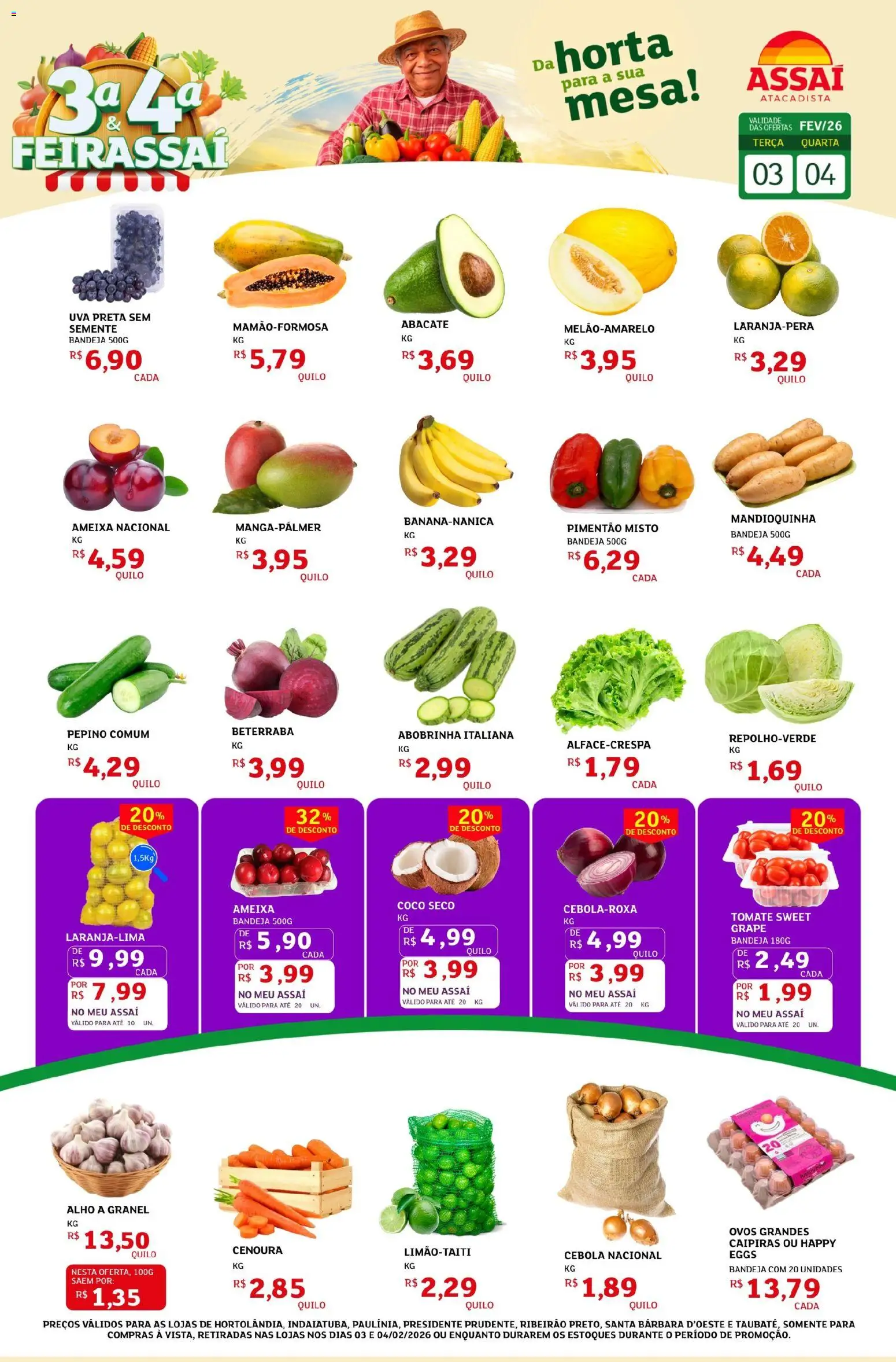 Pré-Visualização do folheto "Encarte - SP" da loja Assaí Atacadista válido a partir de 03/02/2026