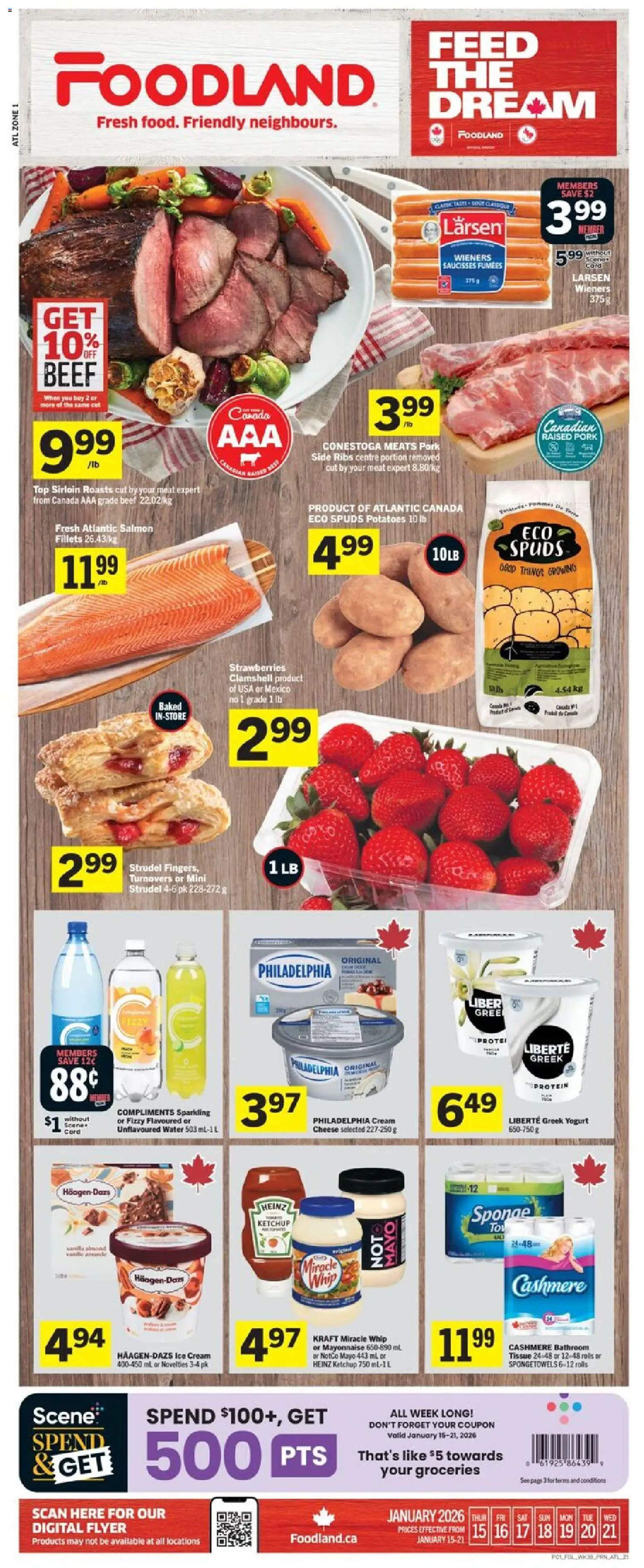 Preview of leaflet Weekly Flyer - NS from shop Foodland is valid from Jan 15, 2026