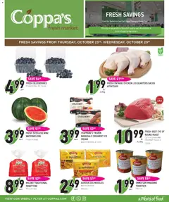 Preview of leaflet Weekly flyer / circulaire from shop Coppas Fresh Market is valid from Oct 23, 2025