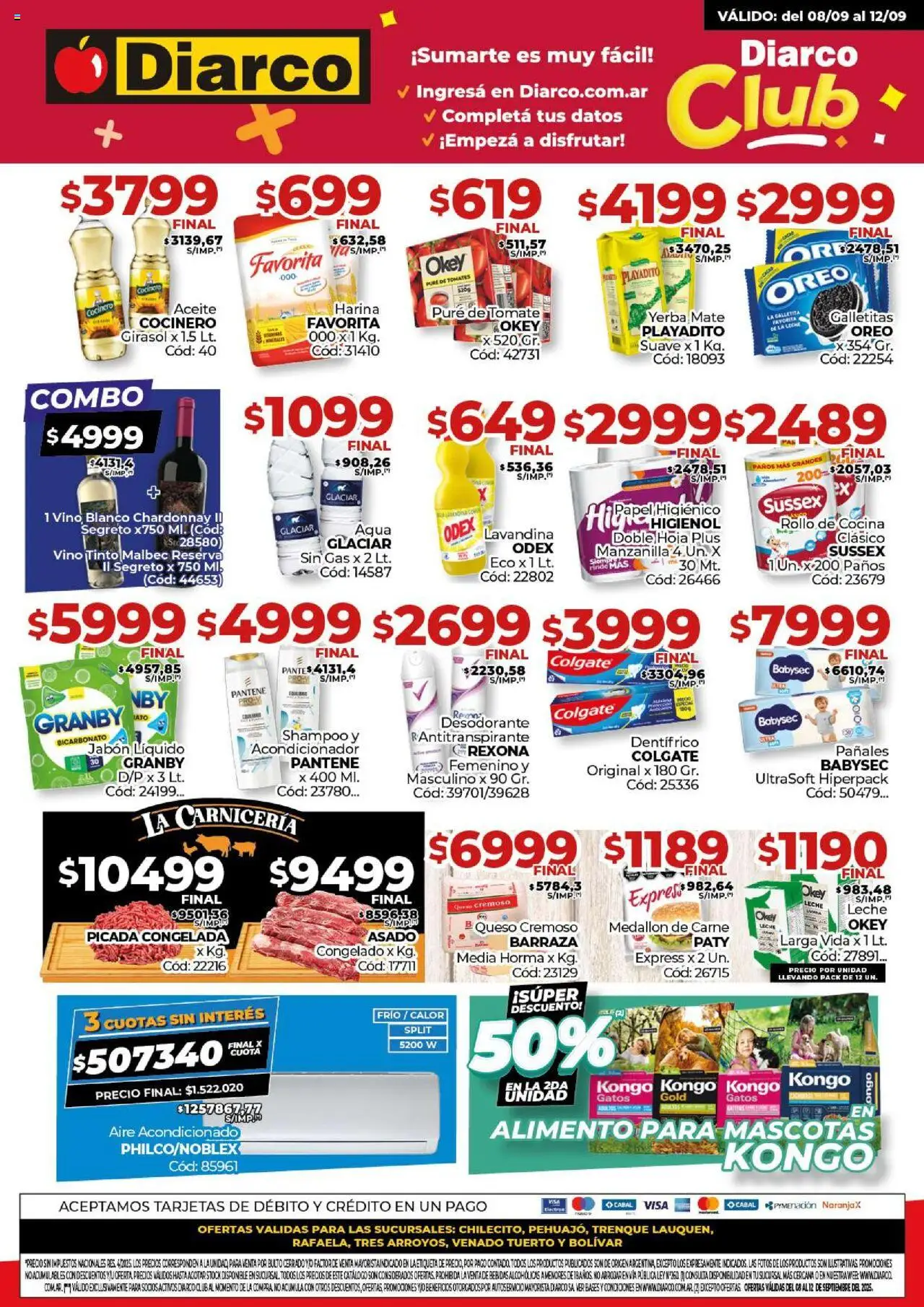 Diarco Ofertas Pueblo Interior del 08/09/2025 Online