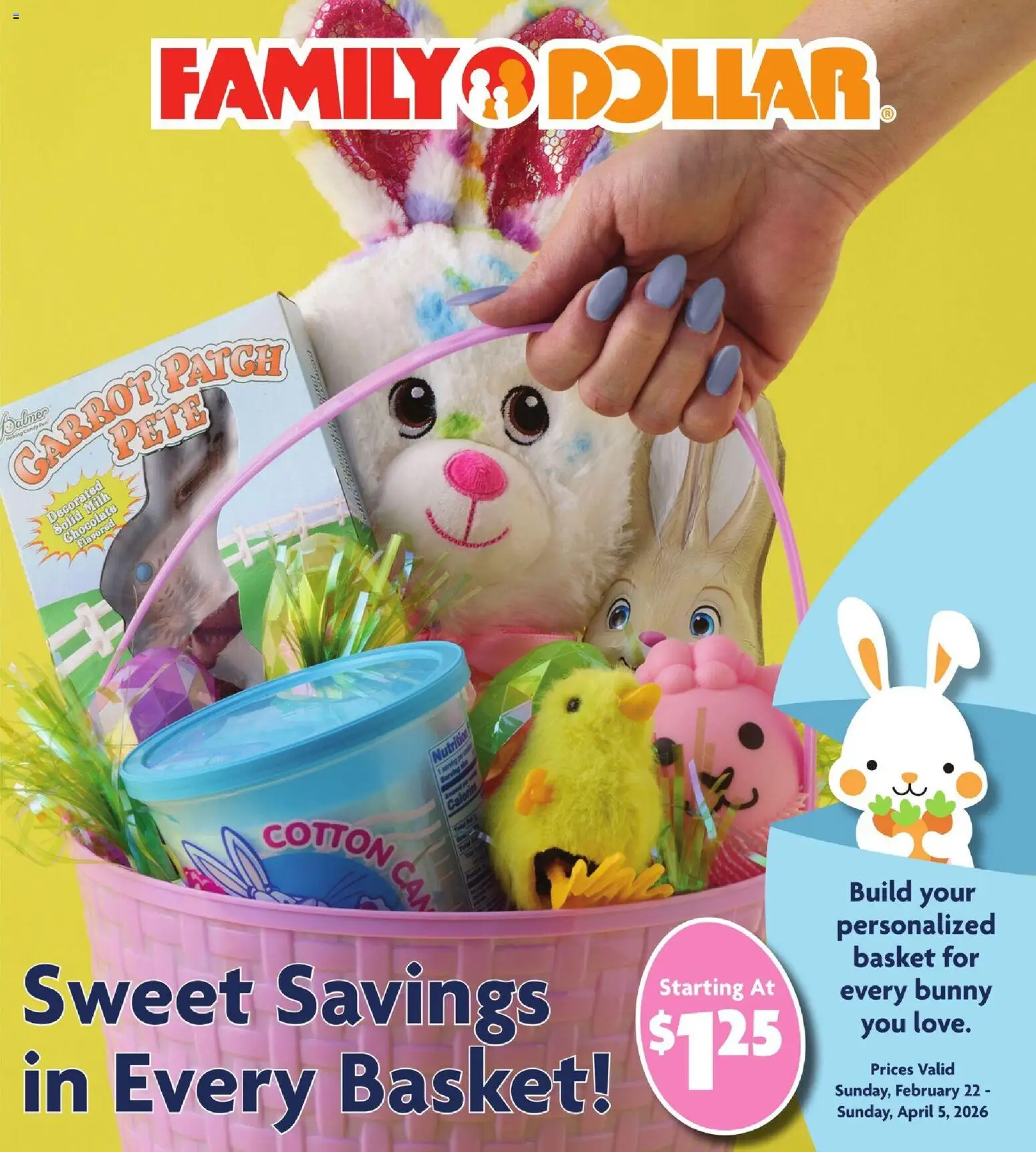 Ad Preview of Family Dollar Easter Book from 02/22/2026