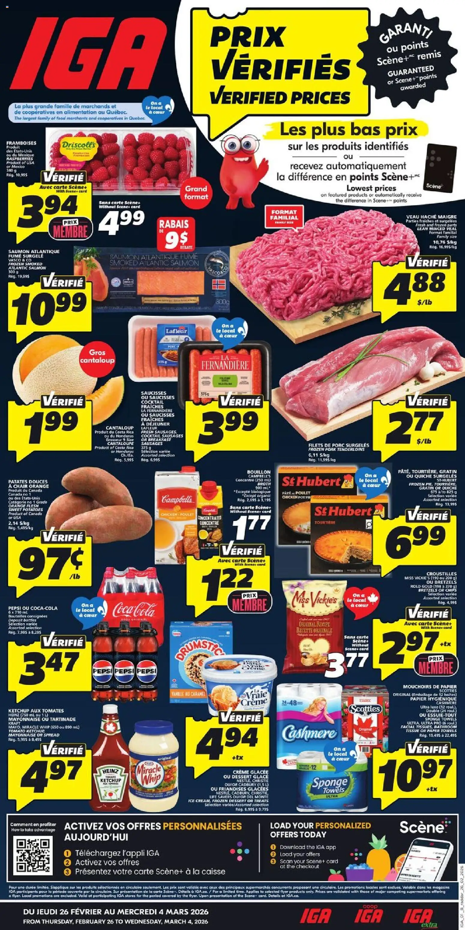 Preview of leaflet Quebec from shop IGA is valid from Feb 26, 2026