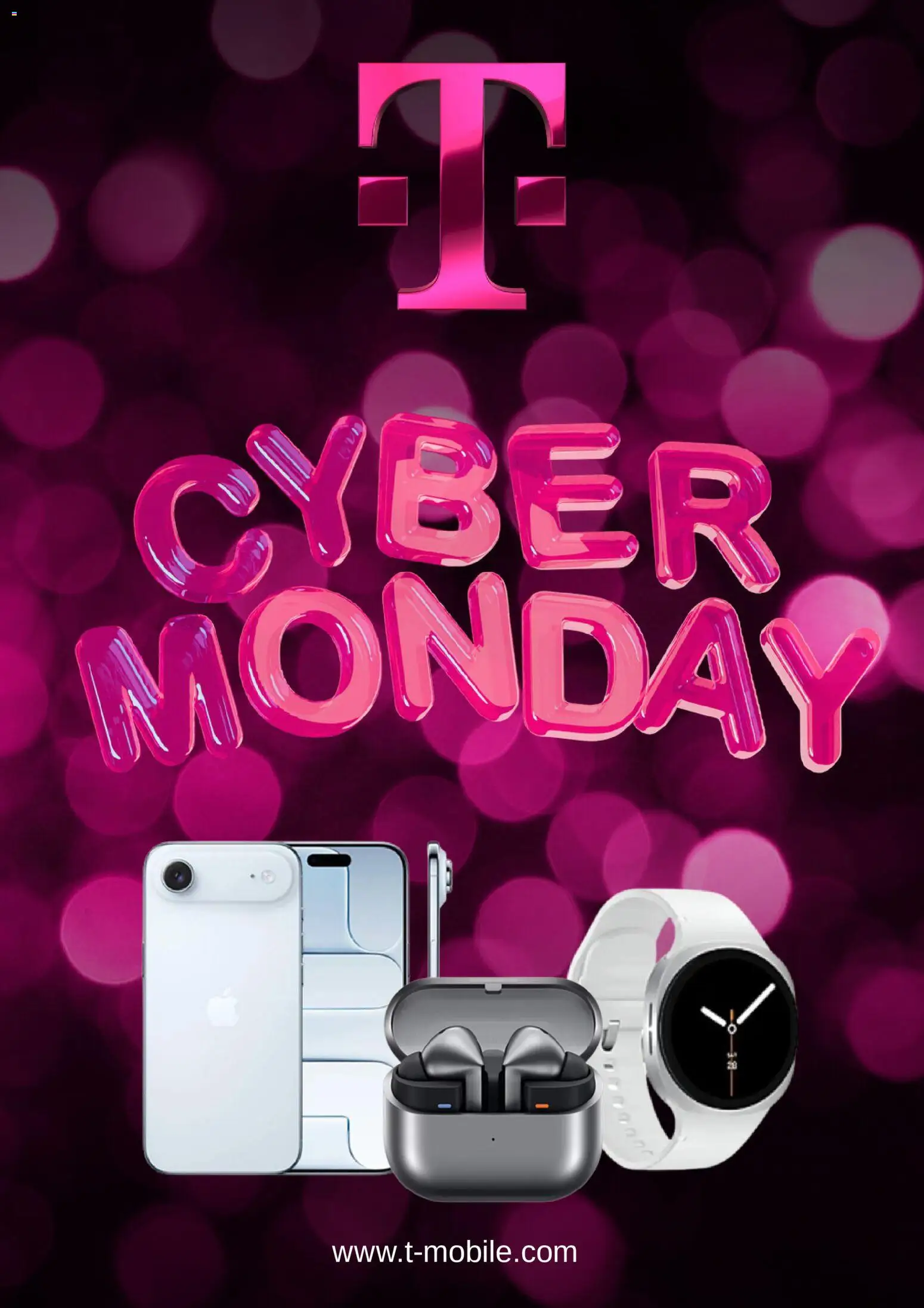 Ad Preview of T-mobile Cyber Monday from 11/30/2025