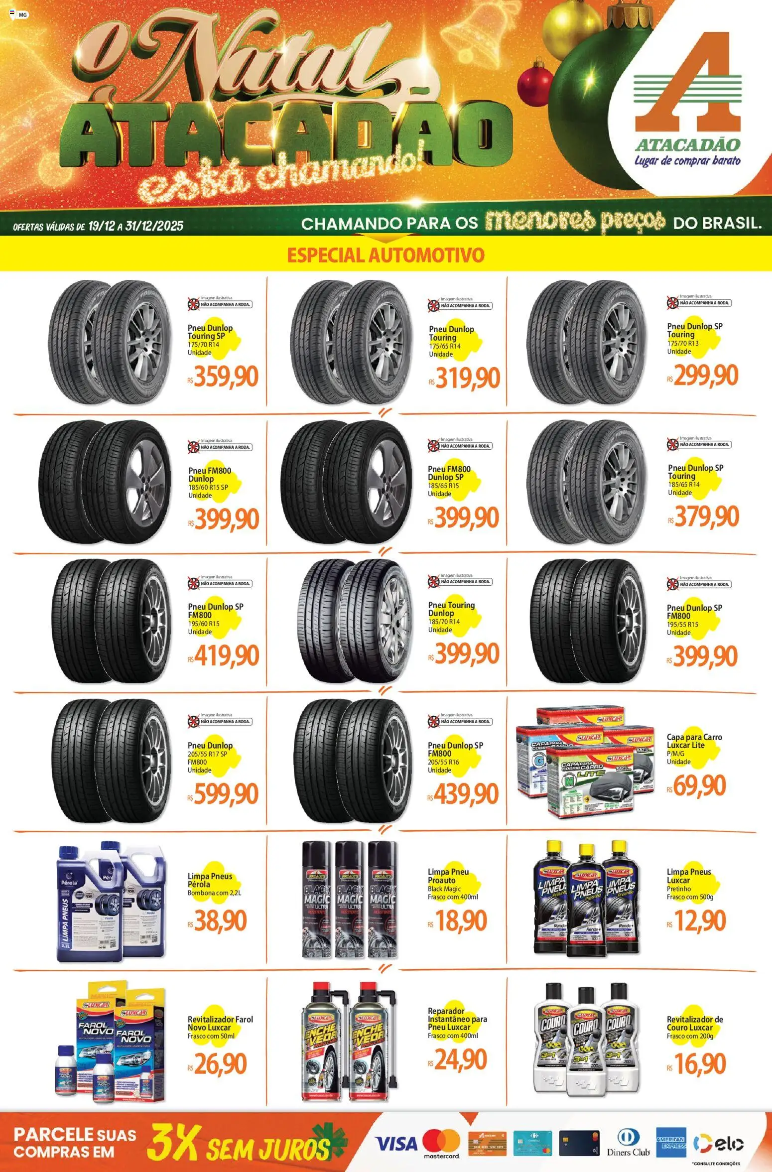 Pré-Visualização do folheto "Ofertas - MG" da loja Atacadão válido a partir de 19/12/2025