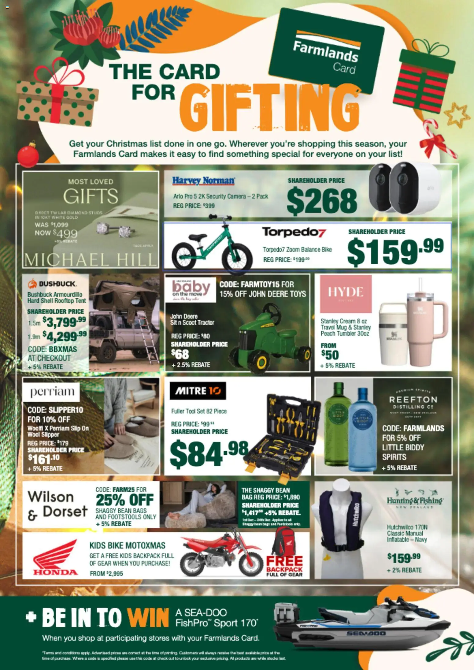 Preview of catalogue Card For Summer Gifting from shop Farmlands valid 1 Dec 2025