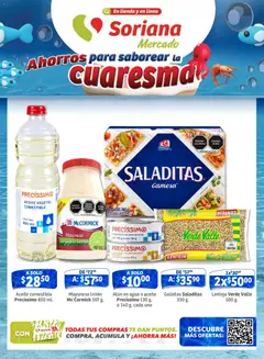 Vista previa las ofertas de la tienda Soriana - Soriana Folleto Soriana Mercado Nacional desde el 12/03/2026 