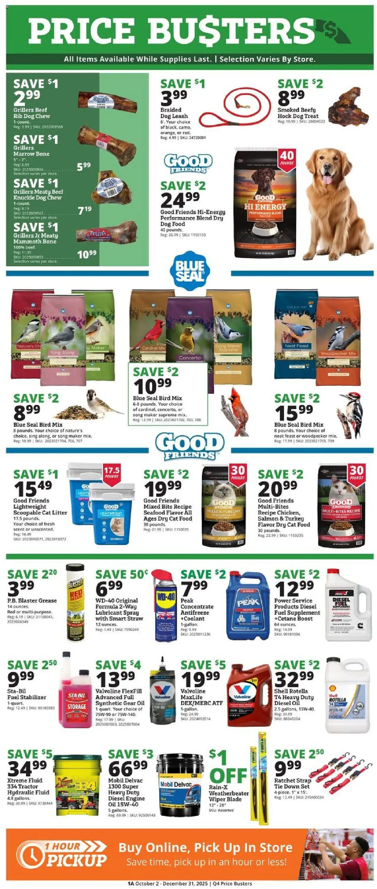 Rural King Price Busters from 10/02/2025 - Flyer - Page number 1