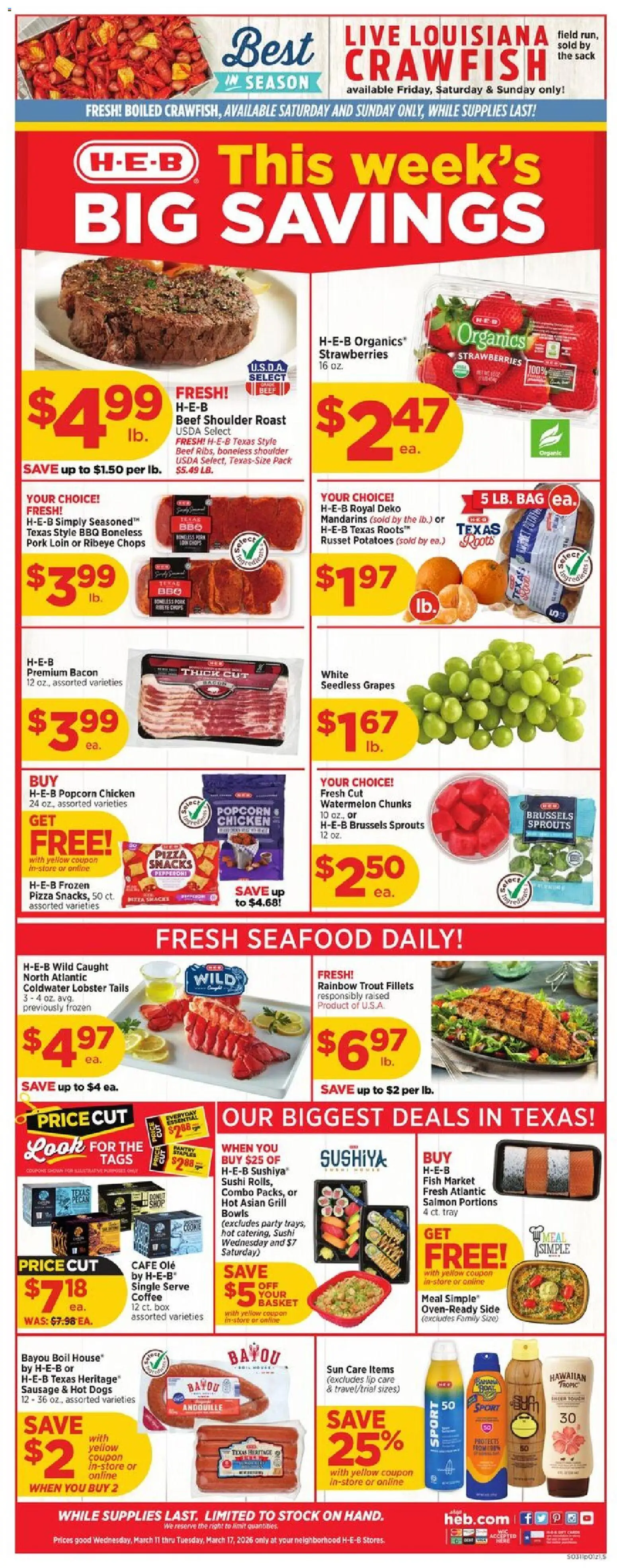Ad Preview of H-E-B H-E-B Weekly Ad from 03/11/2026