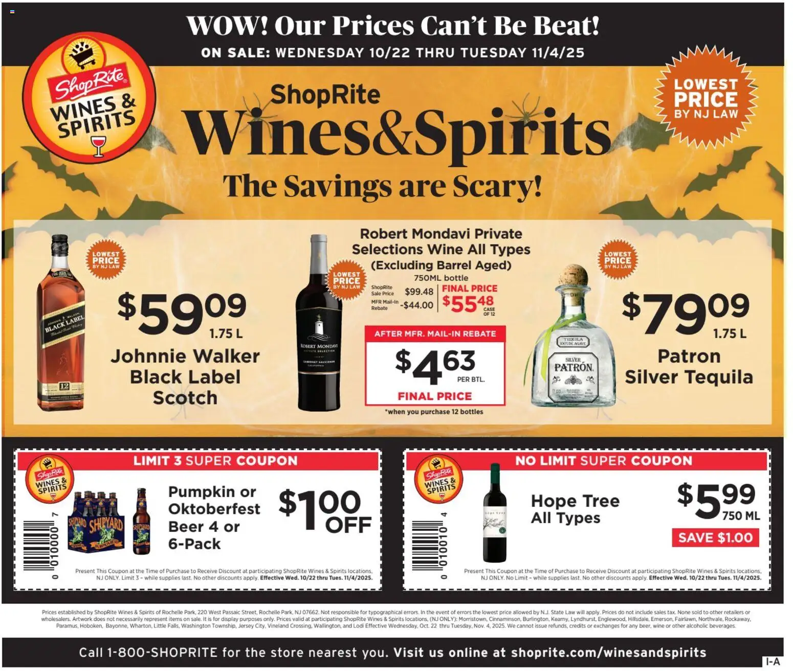 ShopRite Circular from 10/22/2025 >> Weekly Ad, flyer - Page number 1