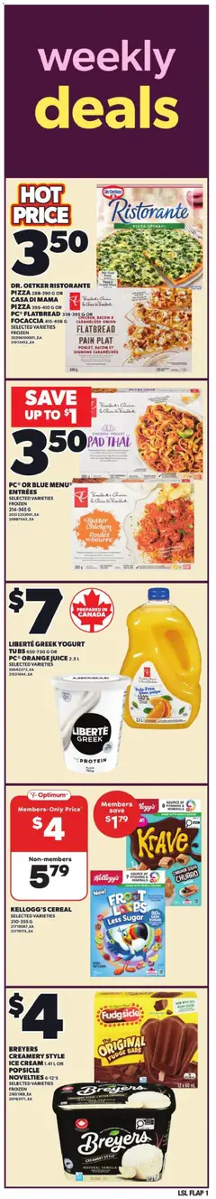 Preview of leaflet Loblaws weekly flyer / circulaire from shop Loblaws is valid from Apr 09, 2026