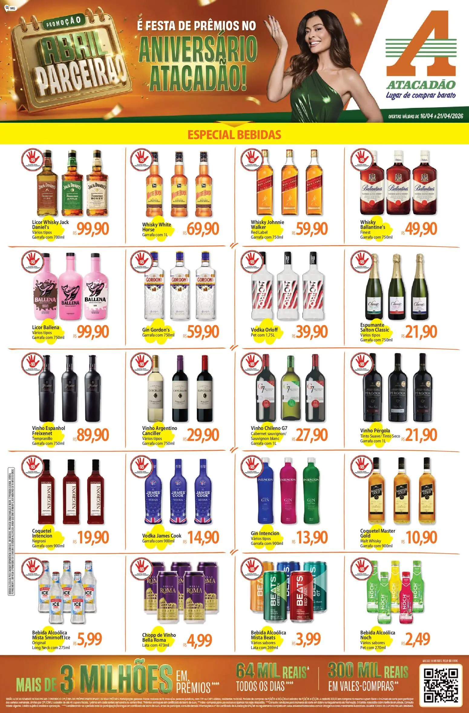 Pré-Visualização do folheto "Atacadão ofertas - MG" da loja Atacadão válido a partir de 16/04/2026