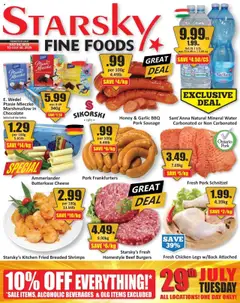 Un aperçu du dépliant Weekly flyer / circulaire du magasin Starsky est valide à partir 24 juill. 2025